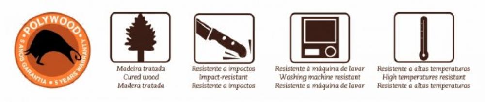 POLYWOOD STEAK KNIFE, Tramontina