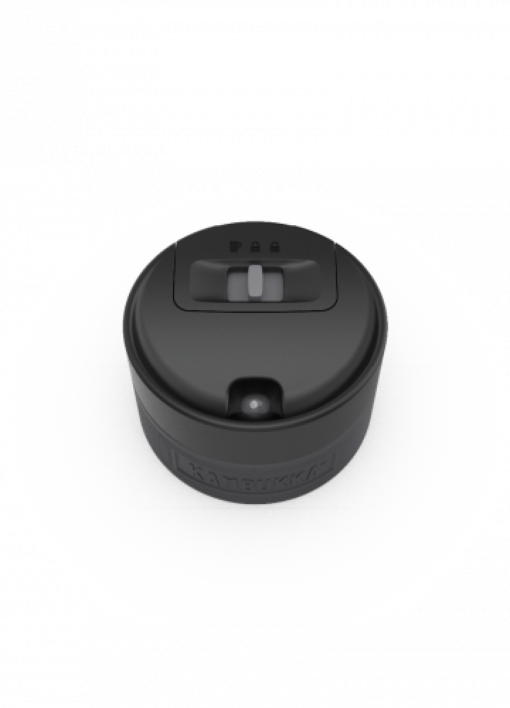 ETNA GRIP ТЕРМО-КРУЖКА 500МЛ С СИЛИКОНОВОЙ ВСТАВКОЙ, ЧЕРНАЯ, Н/СТ, Kambukka