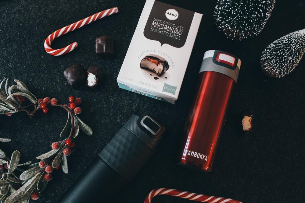 ETNA GRIP ТЕРМО-КРУЖКА 500МЛ С СИЛИКОНОВОЙ ВСТАВКОЙ, ЧЕРНАЯ, Н/СТ, Kambukka