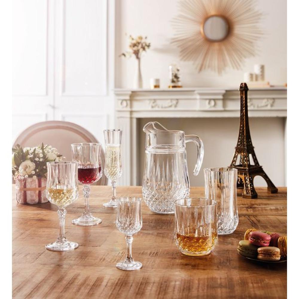 LONGCHAMP SULAS GLĀZES 36CL K6, KRISTALĪNA, Cristal dArques